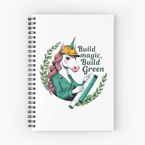 Item preview, Build Magic, Build Green – Eco-Architect Unicorn designed and sold by zoughlal.