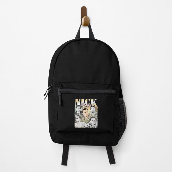 Vista previa del artículo con la obra «Nick Miller sonriente vintage», diseñado y vendido por ronaldomelo.