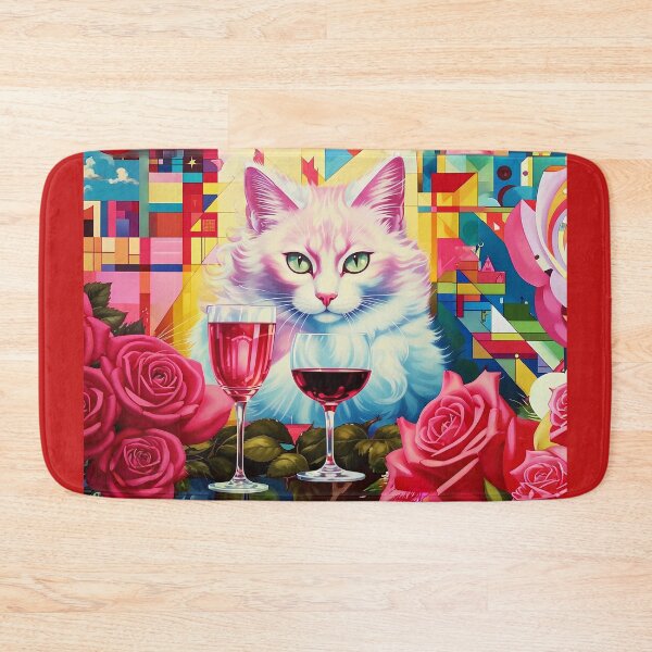 Item preview, Cat angel among roses. designed and sold by Natalia-Vlad.