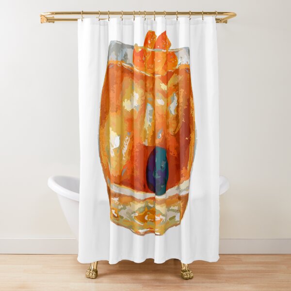 Item preview, Hand-painted Watercolor Iced Blueberry Orange Old Fashioned  designed and sold by KLongMakes.
