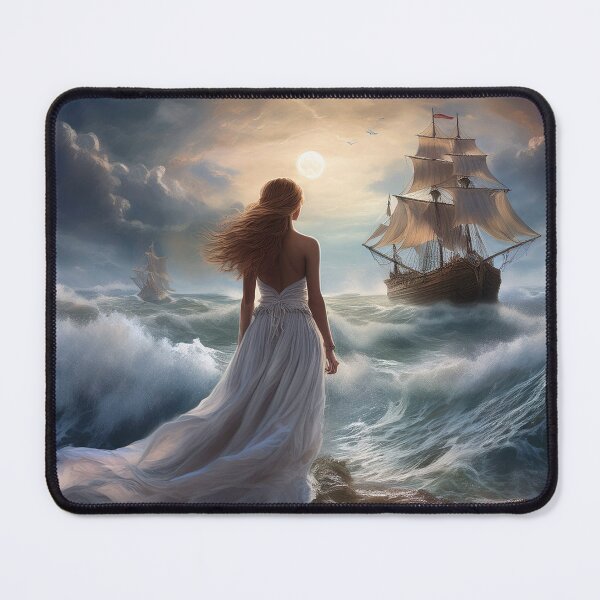 Item preview, Watching a Ship Sailing In on Rough Seas designed and sold by Kathy Weaver.