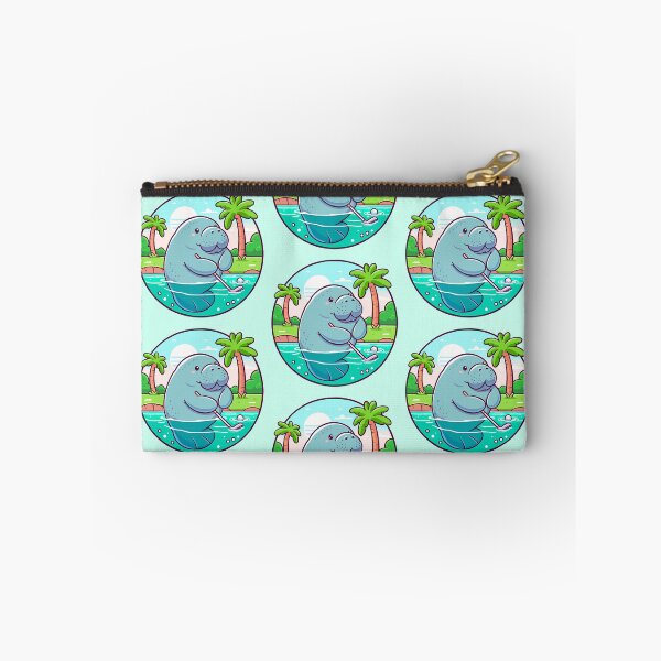 Item preview, Manatee Playing Golf designed and sold by Ghost on Toast.