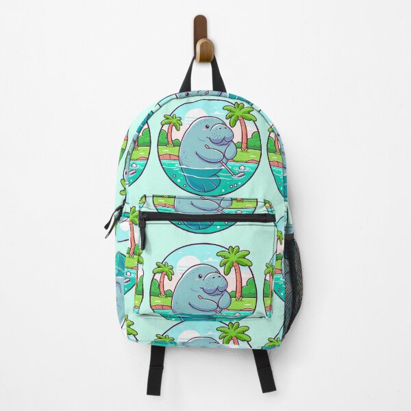 Item preview, Manatee Playing Golf designed and sold by Ghost on Toast.