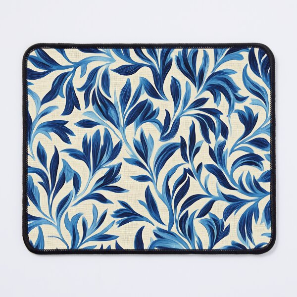 Item preview, Art Nouveau Blue Plumes designed and sold by Boddicca.