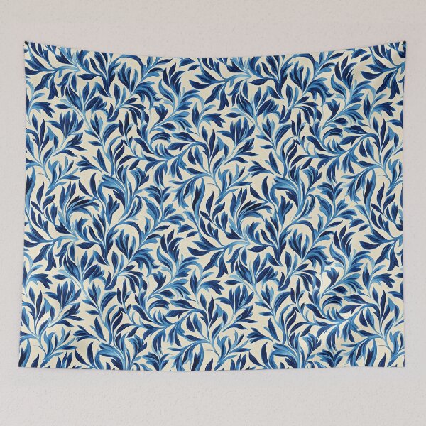 Item preview, Art Nouveau Blue Plumes designed and sold by Boddicca.