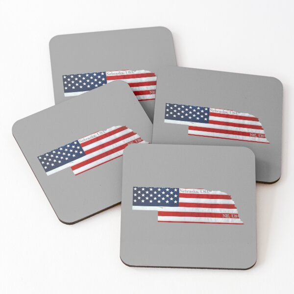 Item preview, American Flag Over Nebraska Design designed and sold by PhilbonianDezin.
