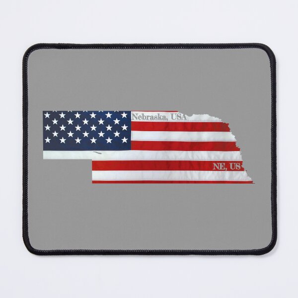 Item preview, American Flag Over Nebraska Design designed and sold by PhilbonianDezin.
