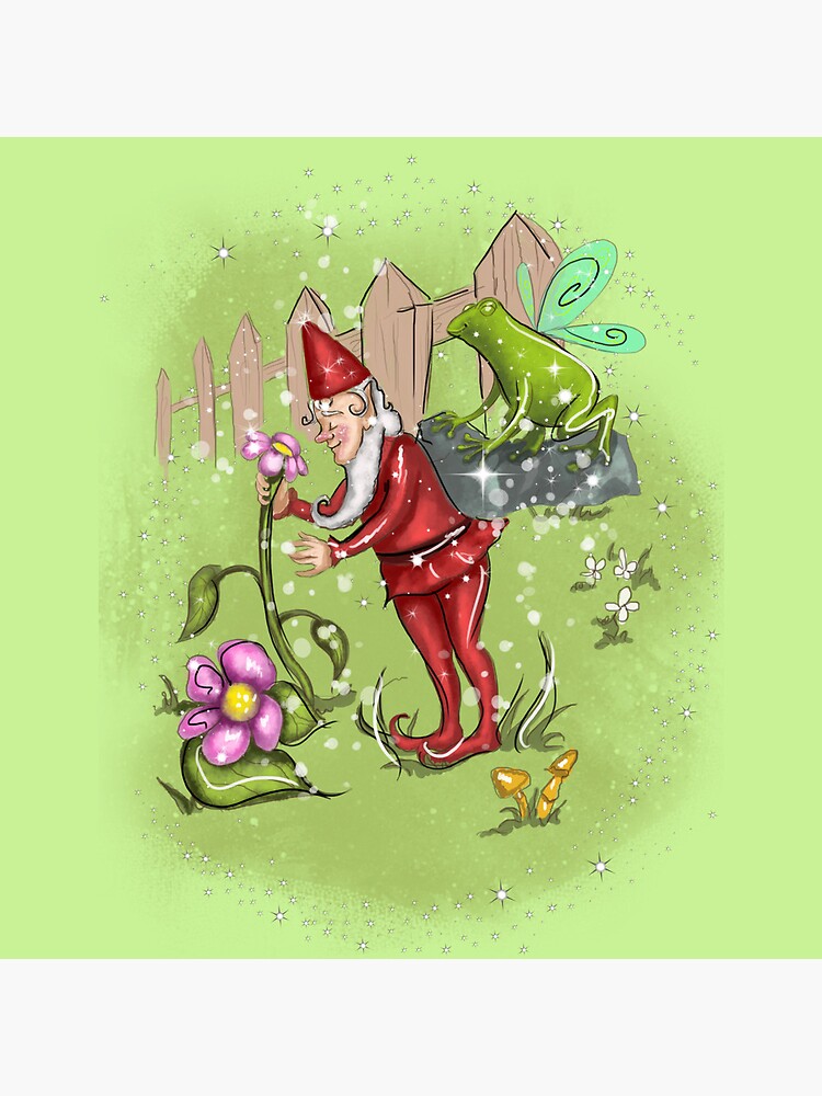 Thumbnail 5 of 5, Coasters (Set of 4), Genius Gnome Fairy™ designed and sold by TeelieTurner.