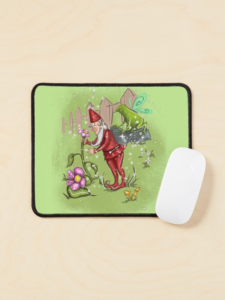 Thumbnail 1 of 5, Mouse Pad, Genius Gnome Fairy™ designed and sold by TeelieTurner.