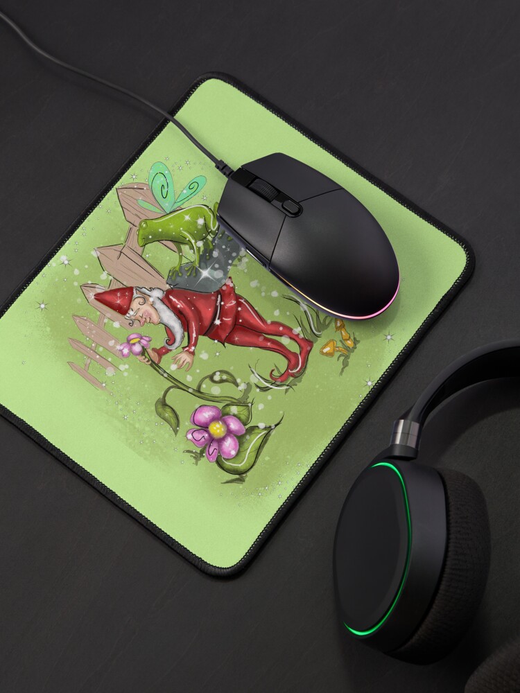 Thumbnail 4 of 5, Mouse Pad, Genius Gnome Fairy™ designed and sold by TeelieTurner.