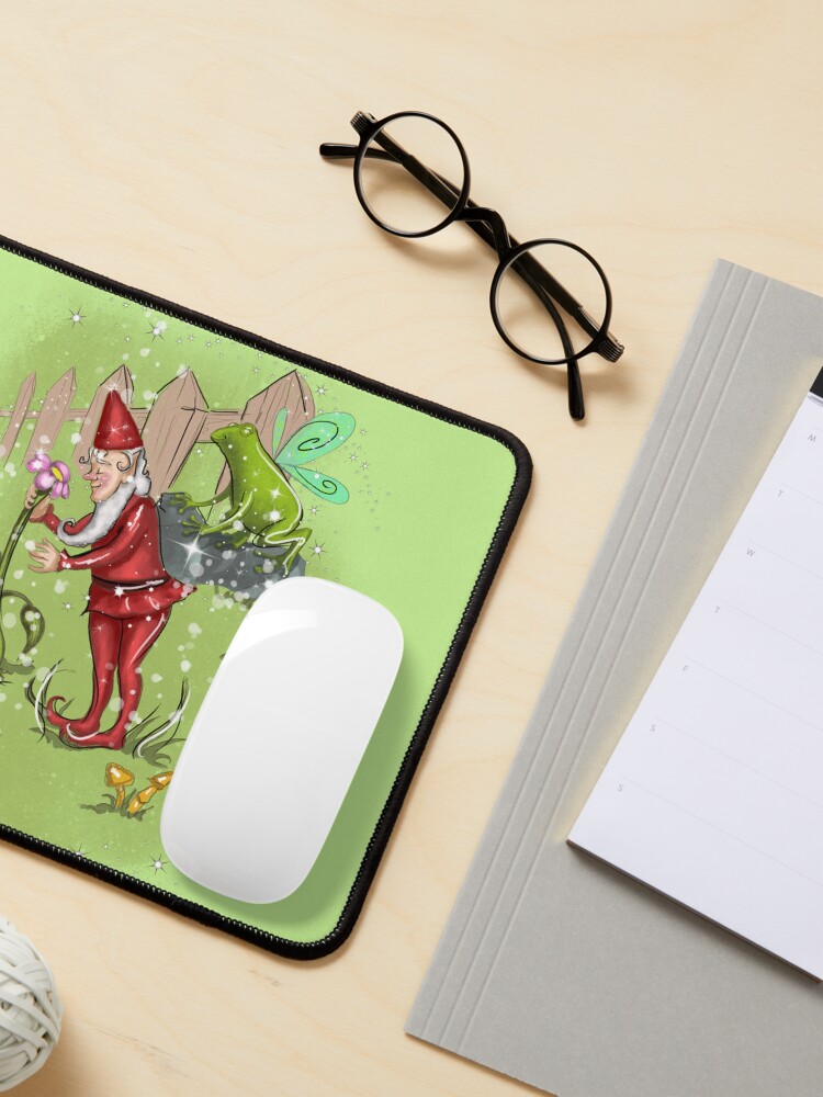 Thumbnail 3 of 5, Mouse Pad, Genius Gnome Fairy™ designed and sold by TeelieTurner.