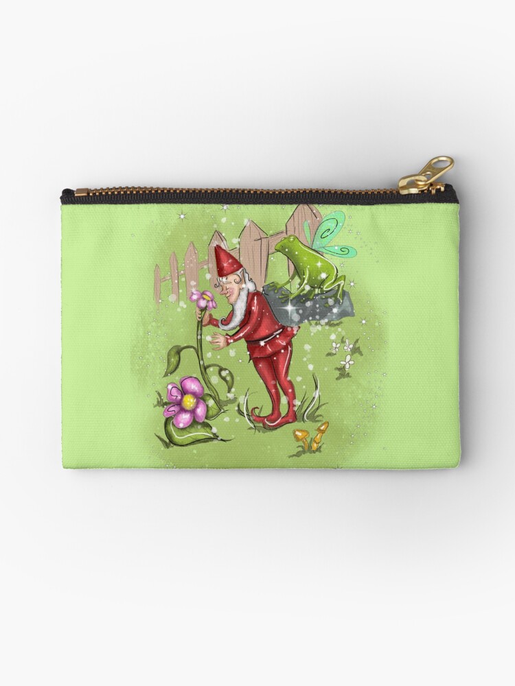 Thumbnail 1 of 4, Zipper Pouch, Genius Gnome Fairy™ designed and sold by TeelieTurner.