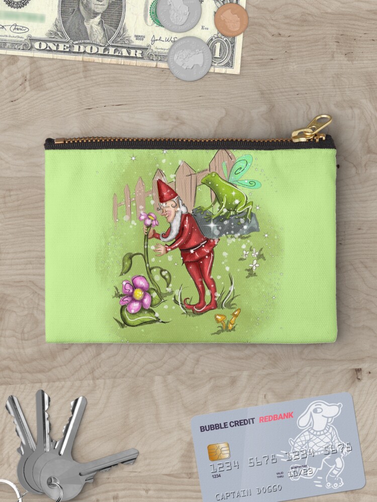 Thumbnail 3 of 4, Zipper Pouch, Genius Gnome Fairy™ designed and sold by TeelieTurner.