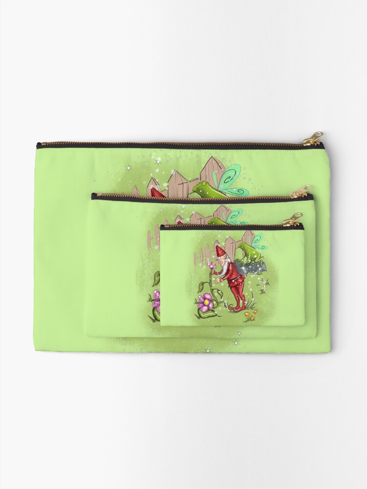 Thumbnail 2 of 4, Zipper Pouch, Genius Gnome Fairy™ designed and sold by TeelieTurner.