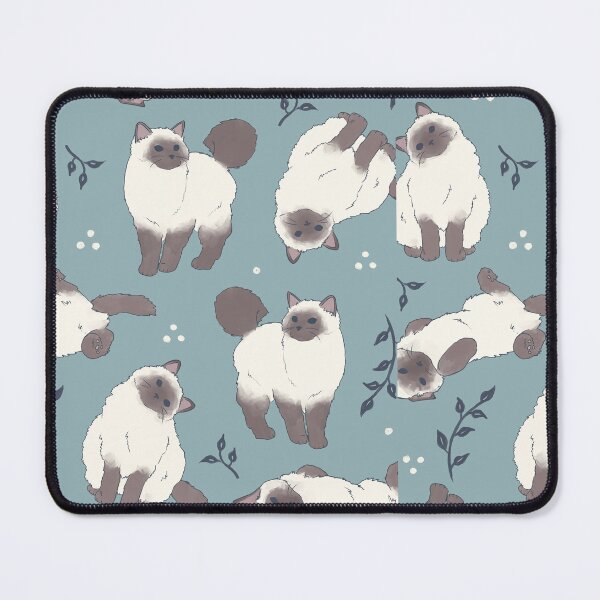 Item preview, Cats In Blue designed and sold by vintageretrostyleshop.