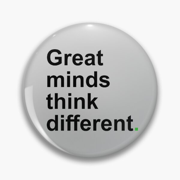 Item preview, "Think Different – Great Minds Inspire Innovation, Creativity, and Success with a Genius Mindset & Visionary Leadership" designed and sold by artworkathome.