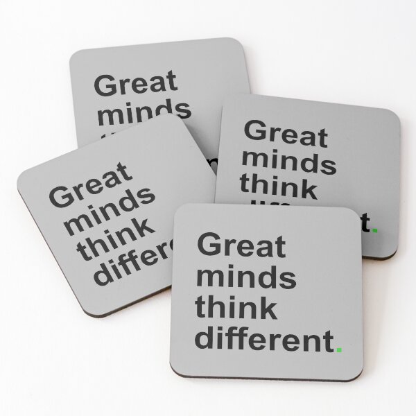 Item preview, "Think Different – Great Minds Inspire Innovation, Creativity, and Success with a Genius Mindset & Visionary Leadership" designed and sold by artworkathome.