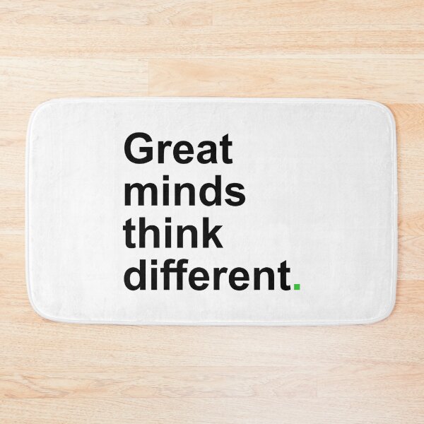 Item preview, "Think Different – Great Minds Inspire Innovation, Creativity, and Success with a Genius Mindset & Visionary Leadership" designed and sold by artworkathome.