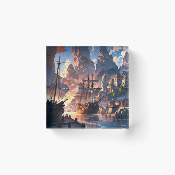 Item preview, Dwarven Harbor: A City of Stone and Trade designed and sold by novmasao.