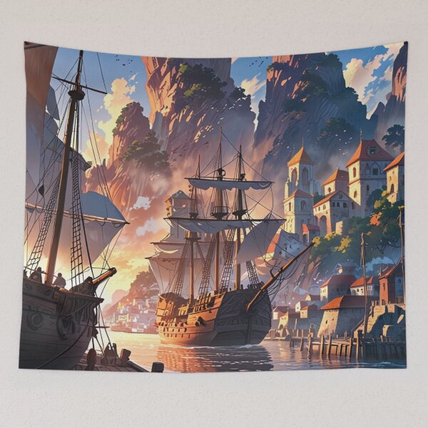Item preview, Dwarven Harbor: A City of Stone and Trade designed and sold by novmasao.