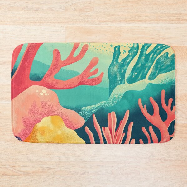 Item preview, Vibrant Coral Reef Sanctuary - Tropical Marine Ecosystem Illustration designed and sold by MVXX.