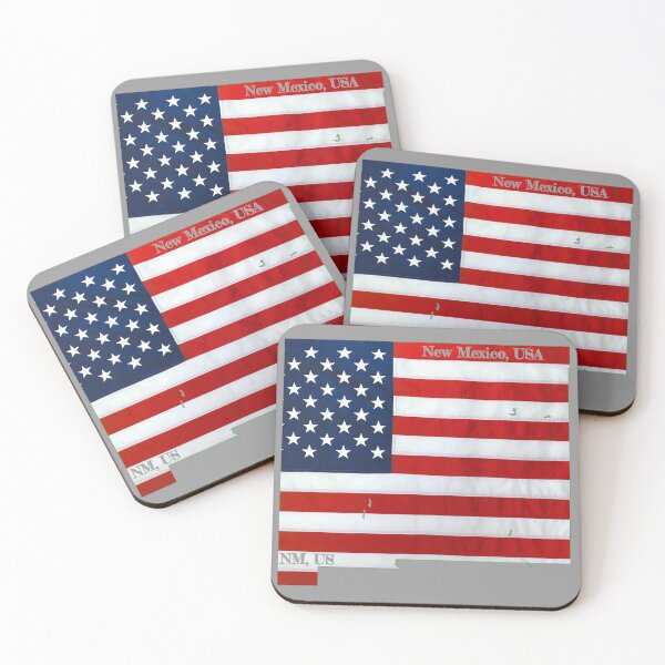 Item preview, American Flag Over New Mexico Design designed and sold by PhilbonianDezin.