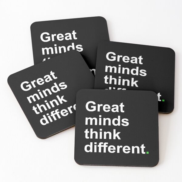 Item preview, "Think Different – Great Minds Inspire Innovation, Creativity, and Success with a Genius Mindset & Visionary Leadership" designed and sold by artworkathome.