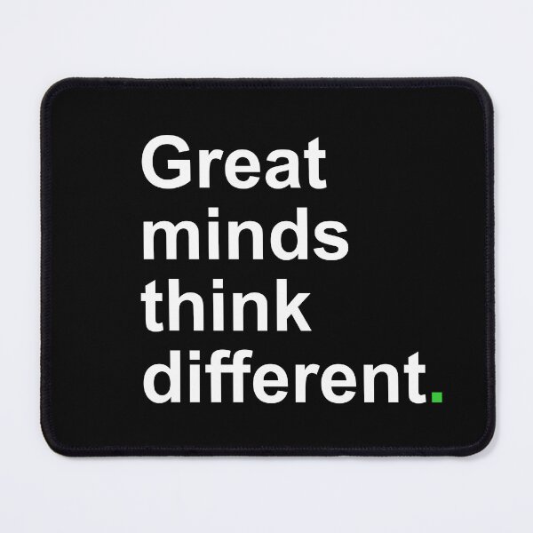 Item preview, "Think Different – Great Minds Inspire Innovation, Creativity, and Success with a Genius Mindset & Visionary Leadership" designed and sold by artworkathome.
