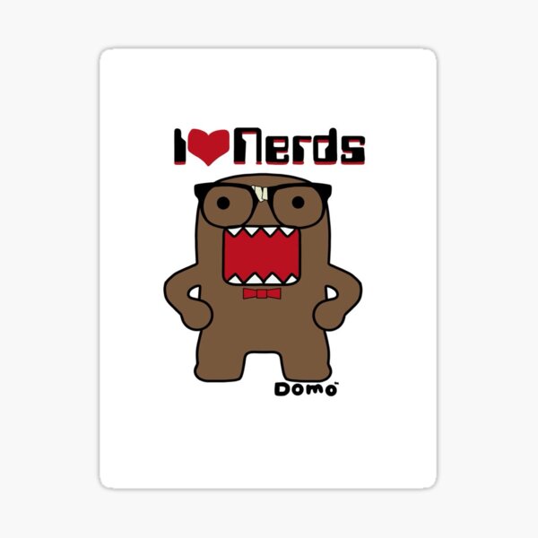Item preview, I heart nerds Domo designed and sold by cinlali.