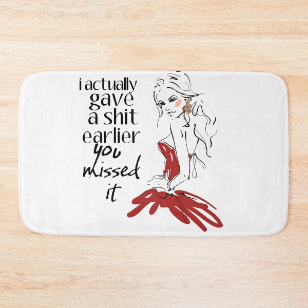 Item preview, Parisian Aesthetic bold quote shirt i actually cared and you missed it designed and sold by doracreations.