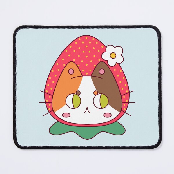 Item preview, Strawberry Cat Head designed and sold by artbycolby.