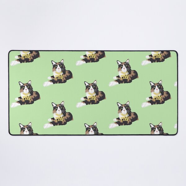Item preview, Calico Cat in "Thug Life" Chain - Green designed and sold by stubiedoodles.
