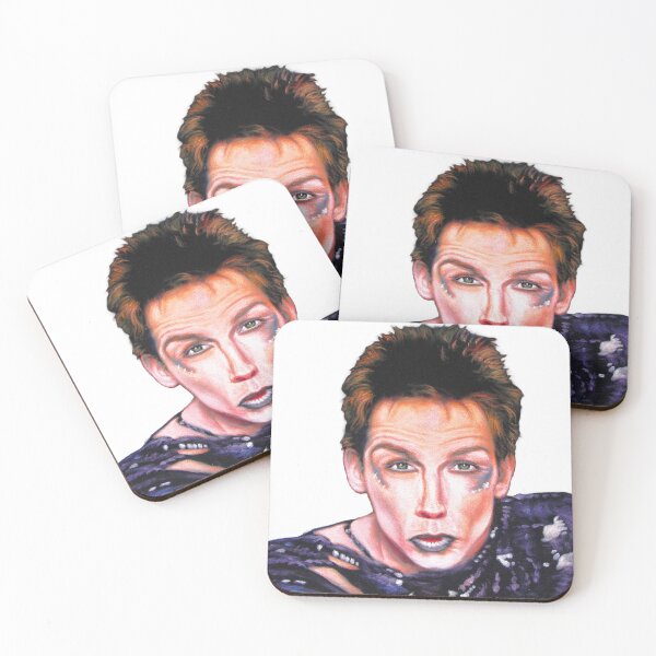 Item preview, Zoolander's Blue Steel Pose,  oil on velvet by Jorge Torrones designed and sold by velvetify.com.