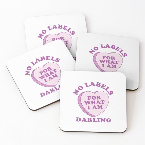 Item preview, No labels for what I am darling. With pink candy heart designed and sold by jazzydevil.