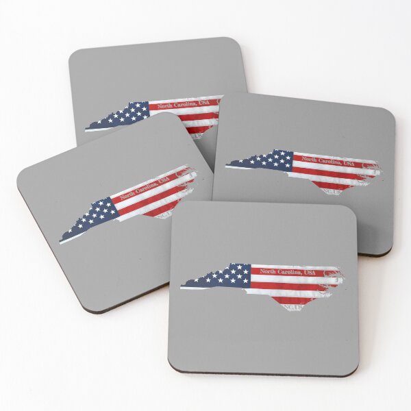 Item preview, American Flag Over North Carolina Design designed and sold by PhilbonianDezin.
