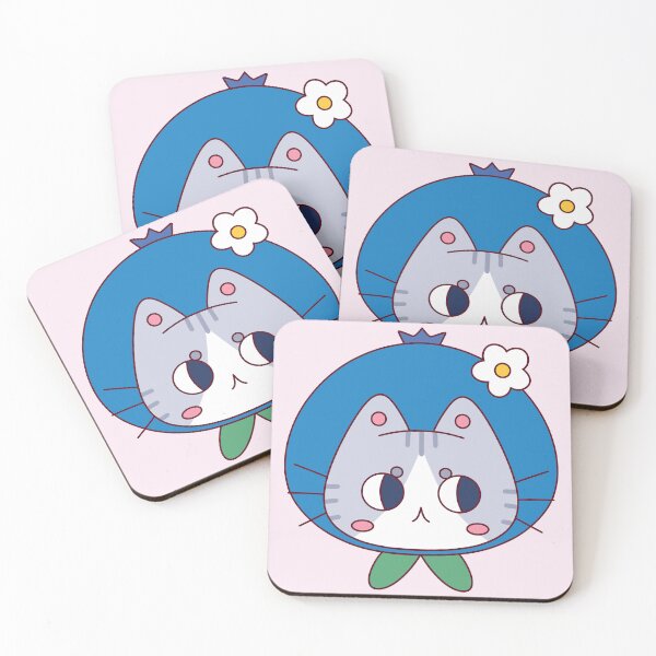 Item preview, Blueberry Cat Head designed and sold by artbycolby.