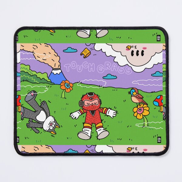 Item preview, PAUSE TOUCH GRASS SHIRT STICKER designed and sold by aydapadi.