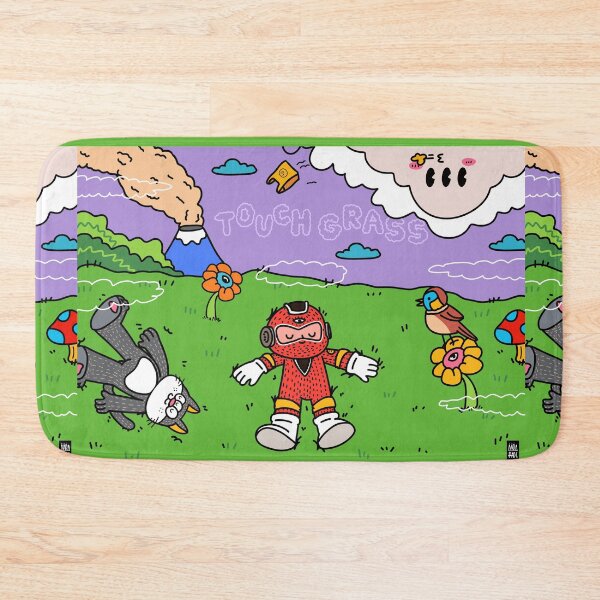 Item preview, PAUSE TOUCH GRASS SHIRT STICKER designed and sold by aydapadi.