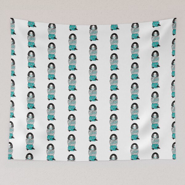 Item preview, Unhappy man sitting and freezing cold designed and sold by jasmineberry.
