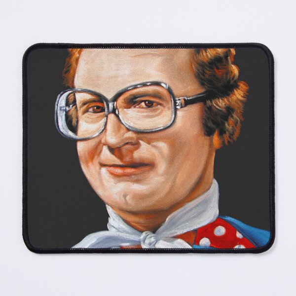 Item preview, Charles Nelson Reilly portrait, oil on black velvet by Jorge Torrones ver9 designed and sold by velvetify.com.