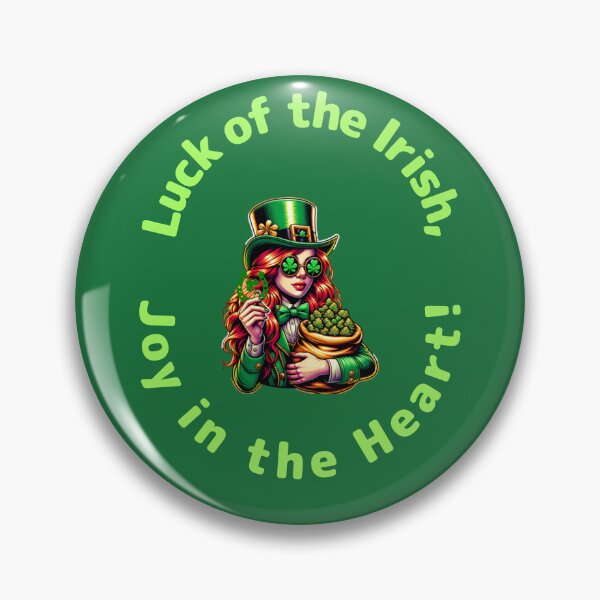 Item preview, Luck of the Irish, Joy in the Heart! is a fun choice for St Patrick's Day. designed and sold by Snarkers Promotions .