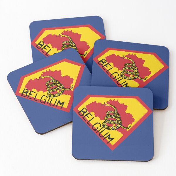 Item preview, BELGIAN SHIELD - Freedom Is The Superpower - Gadsden Snake Flag - Dont Tread On Me SUPERHERO BELGIUM spellout design designed and sold by pelagio.