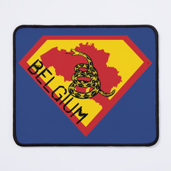 Item preview, BELGIAN SHIELD - Freedom Is The Superpower - Gadsden Snake Flag - Dont Tread On Me SUPERHERO BELGIUM spellout design designed and sold by pelagio.