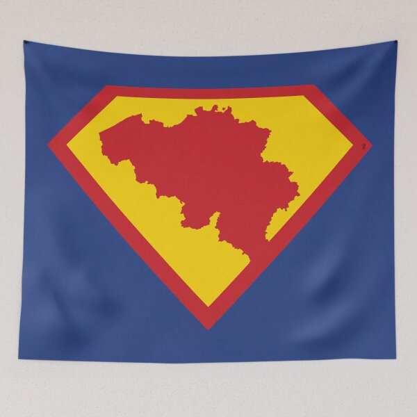 Item preview, BELGIAN SHIELD - Freedom Is The Superpower - SUPERHERO BELGIUM design designed and sold by pelagio.