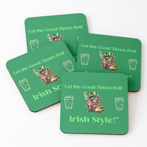 Item preview, Let the Good Times Roll – Irish Style! This is a fun gift choice for St Patrick's Day. designed and sold by Snarkers Promotions .