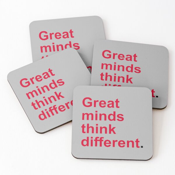 Item preview, "Think Different – Great Minds Inspire Innovation, Creativity, and Success with a Genius Mindset & Visionary Leadership" designed and sold by artworkathome.