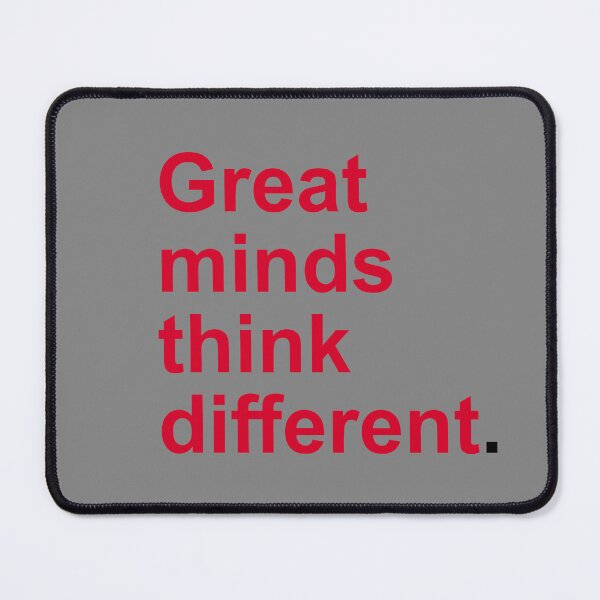 Item preview, "Think Different – Great Minds Inspire Innovation, Creativity, and Success with a Genius Mindset & Visionary Leadership" designed and sold by artworkathome.
