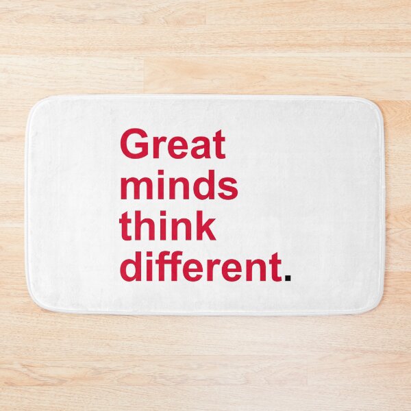 Item preview, "Think Different – Great Minds Inspire Innovation, Creativity, and Success with a Genius Mindset & Visionary Leadership" designed and sold by artworkathome.