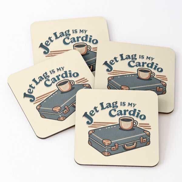 Item preview, Jet Lag Is My Cardio – Travel Lover T-Shirt designed and sold by Gawii.