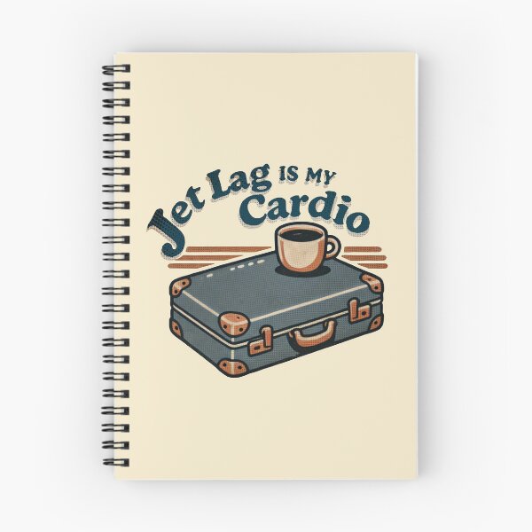 Item preview, Jet Lag Is My Cardio – Travel Lover T-Shirt designed and sold by Gawii.